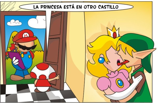 mario la princesa esta en otro castillo