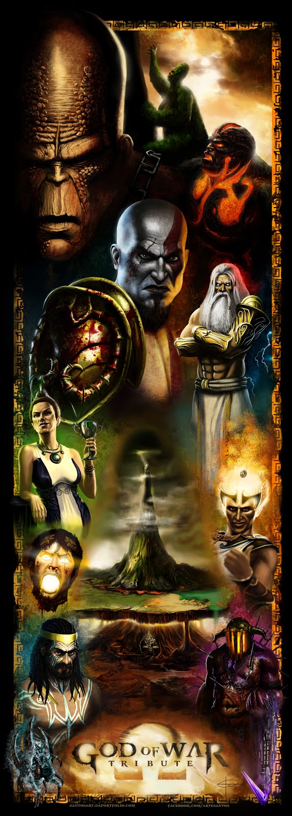 God of War Tribute Poster